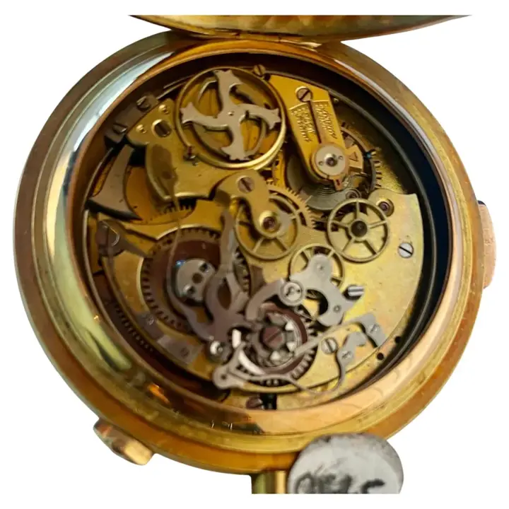 Invicta Diamond Crown 14k Gold Minute Pocket Watch – 1880 — عکس ۷ از رکورد آرشیو WatchMuseum