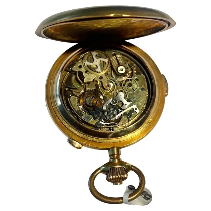 Invicta Diamond Crown 14k Gold Minute Pocket Watch – 1880 — عکس ۸ از رکورد آرشیو WatchMuseum
