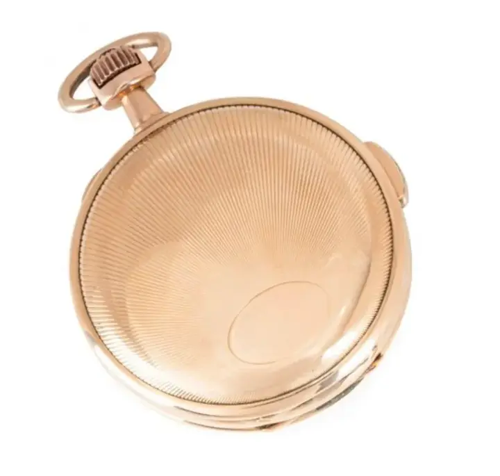 Invicta 14CT Rose Gold Minute Repeated Chronograph Pocket Watch – 1890 — عکس ۶ از رکورد آرشیو WatchMuseum