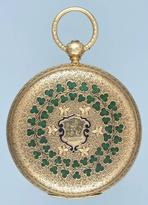 Irish Gold & Enamel Lever – 1868 — عکس ۲ از رکورد آرشیو WatchMuseum