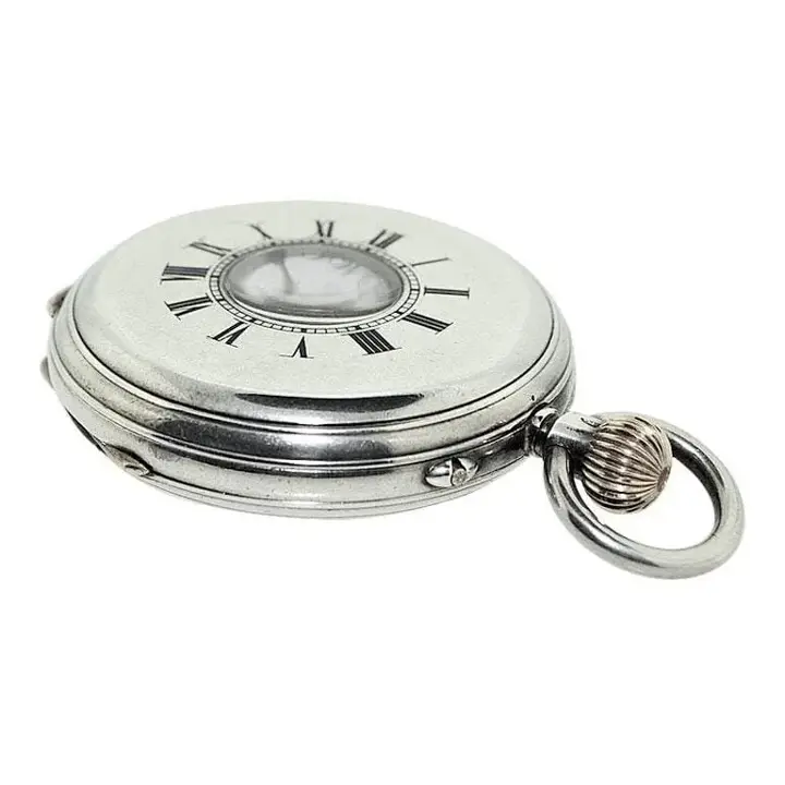 J.W. Benson Sterling Silver Pocket Watch – Circa 1890s — عکس ۴ از رکورد آرشیو WatchMuseum
