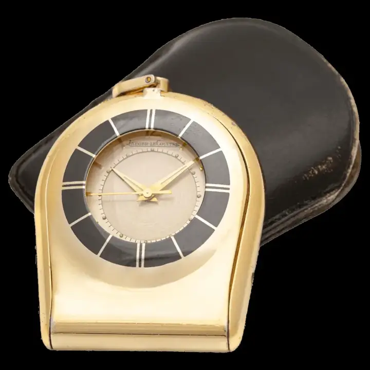 Jaeger-LeCoultre. Gold-plated metal pocket watch – Late 20th Century — عکس ۱ از رکورد آرشیو WatchMuseum