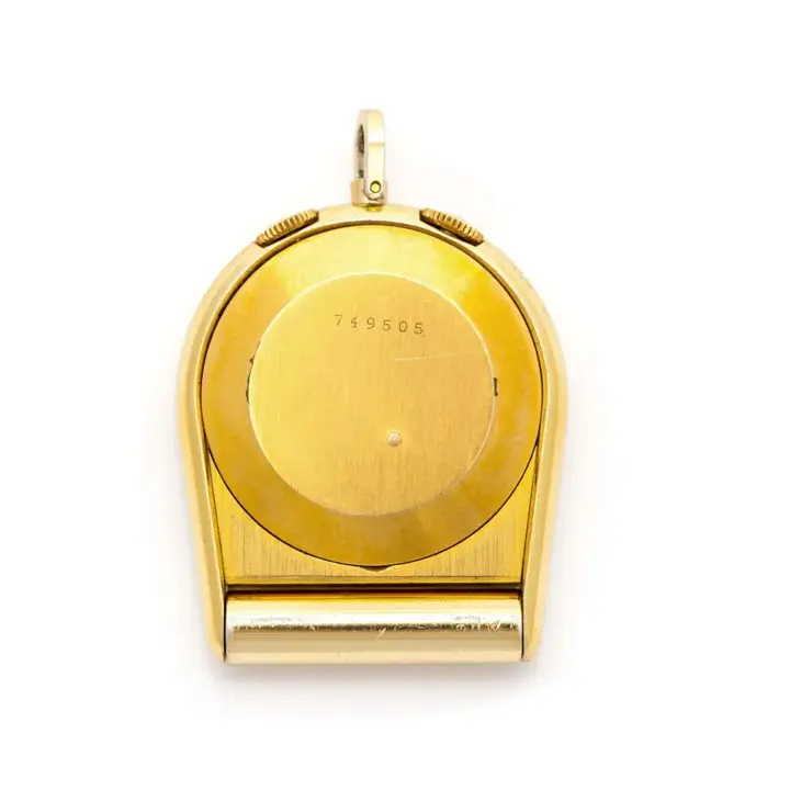 Jaeger-LeCoultre. Gold-plated metal pocket watch – Late 20th Century — عکس ۳ از رکورد آرشیو WatchMuseum