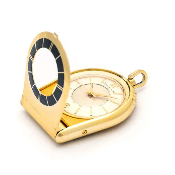 Jaeger-LeCoultre. Gold-plated metal pocket watch – Late 20th Century — عکس ۸ از رکورد آرشیو WatchMuseum