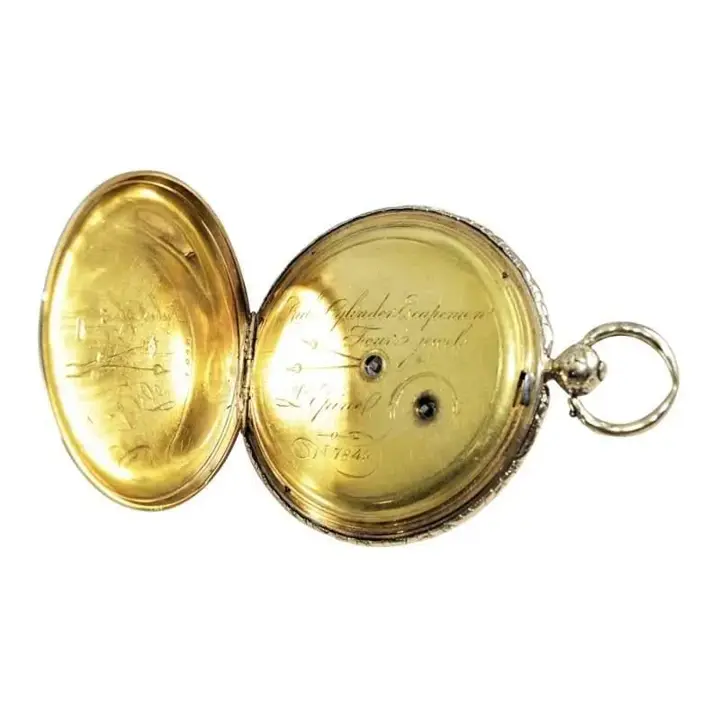 Jean-Antoine Lepine Rose Gold Ruby Cylinder French – Circa 1780 — عکس ۷ از رکورد آرشیو WatchMuseum