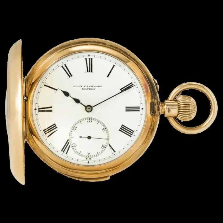 John Cashmore Yellow Gold Half Quarter Repeater Pocket Watch – C1893 — عکس ۱ از رکورد آرشیو WatchMuseum