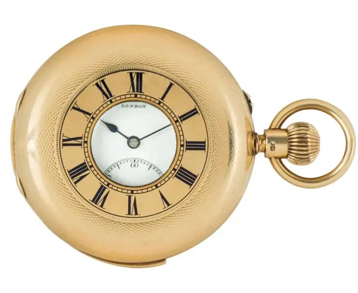 John Cashmore Yellow Gold Half Quarter Repeater Pocket Watch – C1893 — عکس ۲ از رکورد آرشیو WatchMuseum