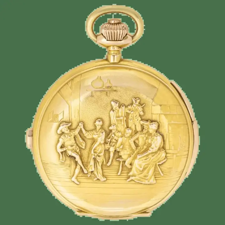 Lever Minute Repeater Chronograph Pocket Watch – C1890 — عکس ۱ از رکورد آرشیو WatchMuseum