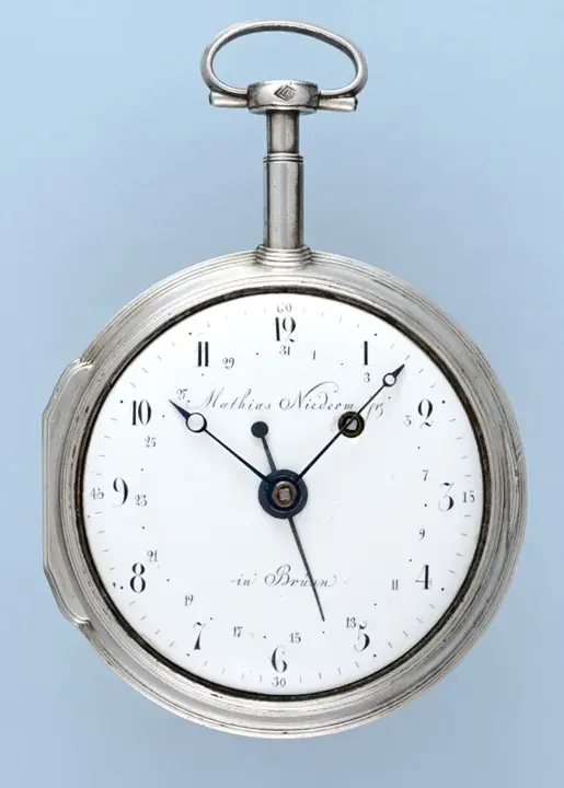 SILVER AND HORN CALENDAR VERGE – Circa 1790 — عکس ۳ از رکورد آرشیو WatchMuseum