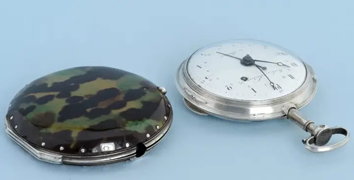 SILVER AND HORN CALENDAR VERGE – Circa 1790 — عکس ۴ از رکورد آرشیو WatchMuseum