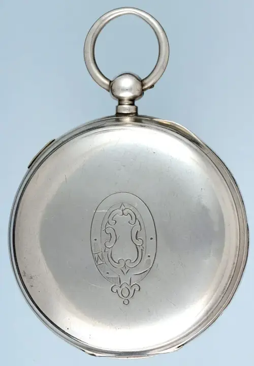 Large Silver Swiss Centre Seconds Chronograph – 1894 — عکس ۳ از رکورد آرشیو WatchMuseum
