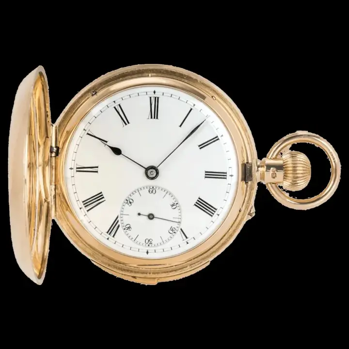 LeCourltre 18CT Gold Minute Repeater PocketWatch – 20th Century — عکس ۱ از رکورد آرشیو WatchMuseum