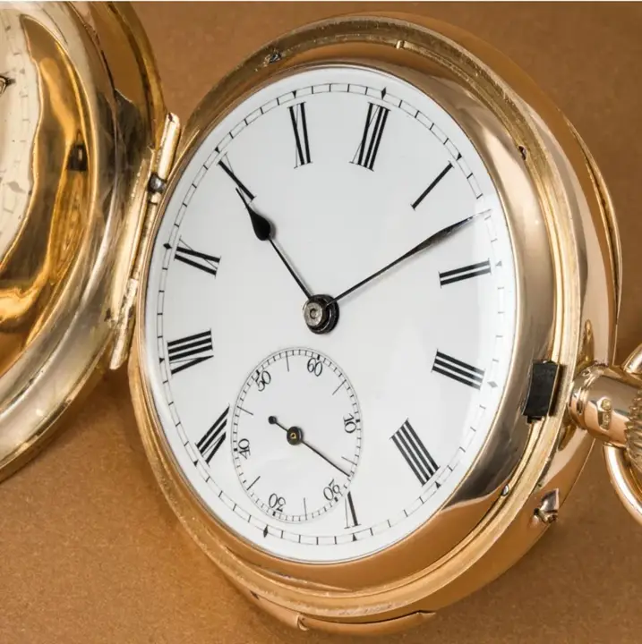 LeCourltre 18CT Gold Minute Repeater PocketWatch – 20th Century — عکس ۲ از رکورد آرشیو WatchMuseum