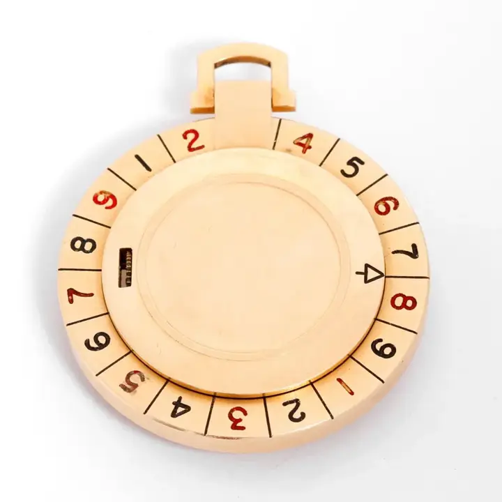Longines Yellow Gold Roulette Manual Pocket Watch – 1940 — عکس ۳ از رکورد آرشیو WatchMuseum