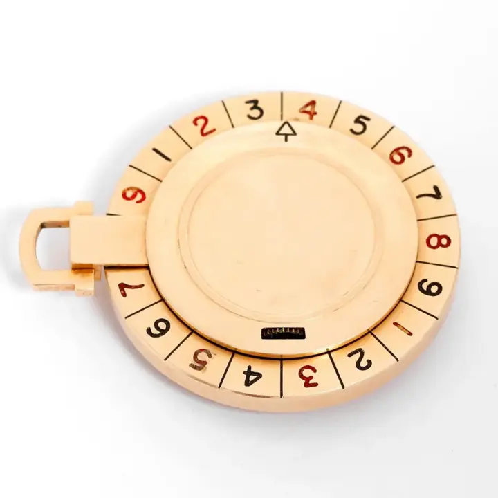 Longines Yellow Gold Roulette Manual Pocket Watch – 1940 — عکس ۴ از رکورد آرشیو WatchMuseum