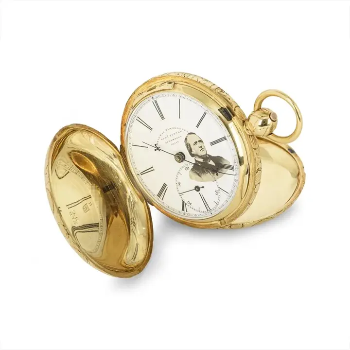 Massive Yellow Gold Keywind Fusee Railway Timepiece – 1849 — عکس ۲ از رکورد آرشیو WatchMuseum