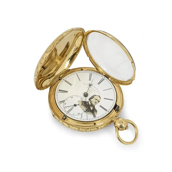 Massive Yellow Gold Keywind Fusee Railway Timepiece – 1849 — عکس ۳ از رکورد آرشیو WatchMuseum