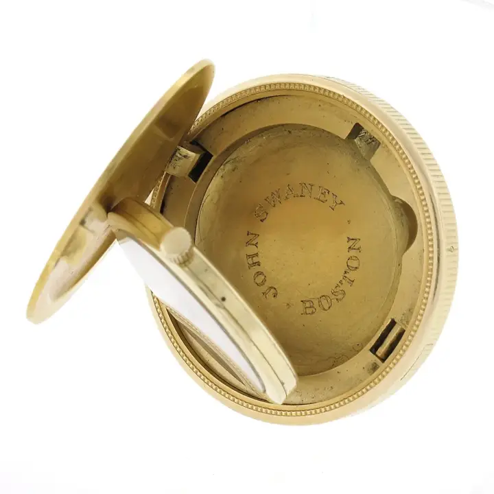Mauboussin 18k Gold Hidden Pocket Watch in Double Eagle 20 Dollar Liberty Coin – 1950 — عکس ۸ از رکورد آرشیو WatchMuseum