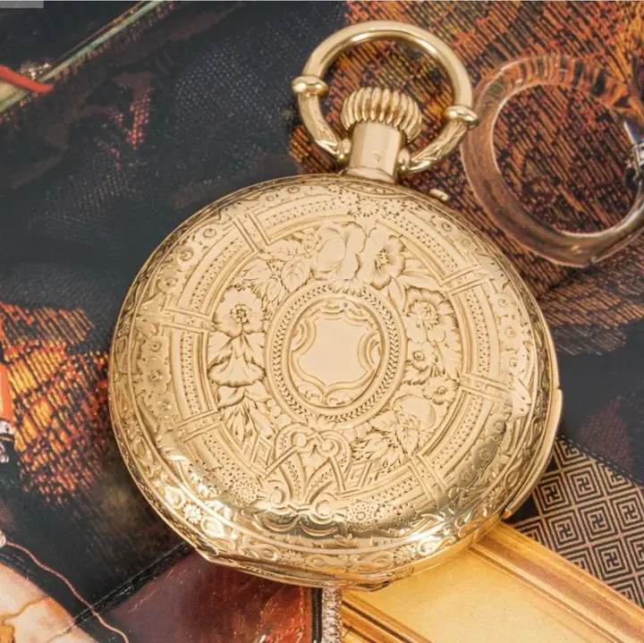 Montandon Freres 18CT Gold Engraved Lever Minute Repeater – 1880 — عکس ۵ از رکورد آرشیو WatchMuseum