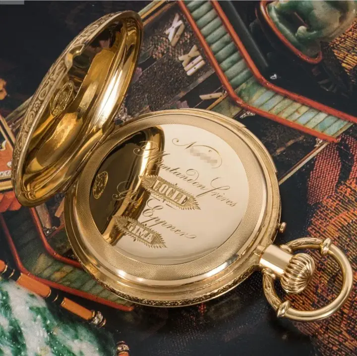 Montandon Freres 18CT Gold Engraved Lever Minute Repeater – 1880 — عکس ۶ از رکورد آرشیو WatchMuseum