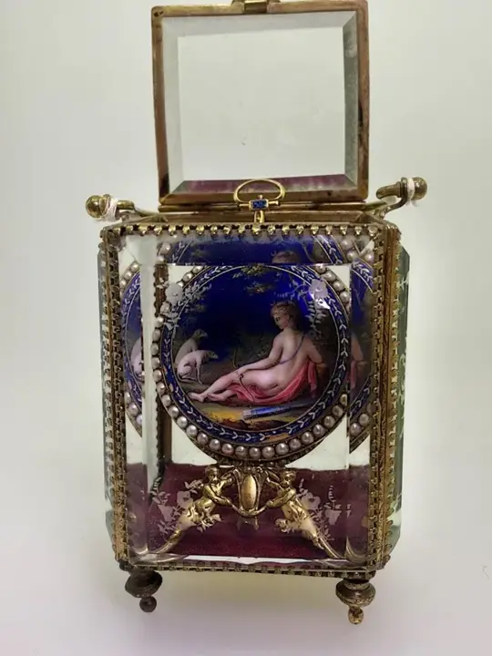 Napoleon Bonaparte 18K Gold Enamel Pearl Pocket Watch – 19th Century — عکس ۶ از رکورد آرشیو WatchMuseum