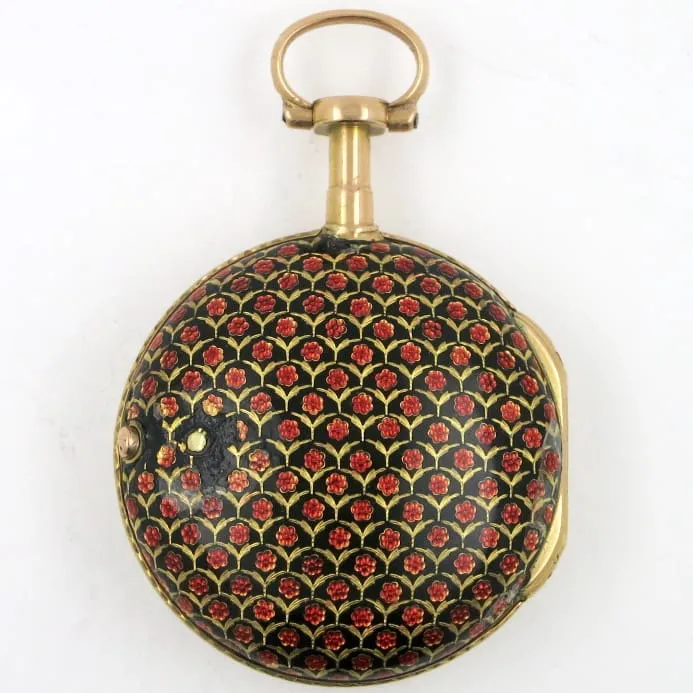 Paris verge in a gold and enamel case – C1790 — عکس ۲ از رکورد آرشیو WatchMuseum