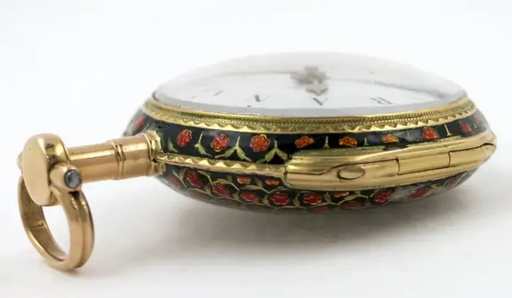 Paris verge in a gold and enamel case – C1790 — عکس ۳ از رکورد آرشیو WatchMuseum