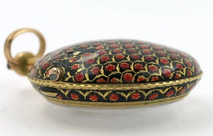 Paris verge in a gold and enamel case – C1790 — عکس ۴ از رکورد آرشیو WatchMuseum