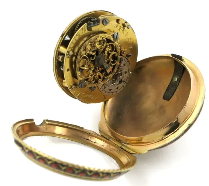 Paris verge in a gold and enamel case – C1790 — عکس ۷ از رکورد آرشیو WatchMuseum