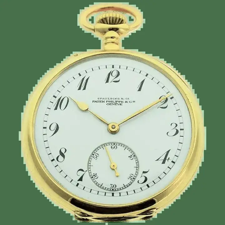 Patek Philippe 18 Karat Yellow Gold Watch with Enamel Dial – 1900 — عکس ۱ از رکورد آرشیو WatchMuseum