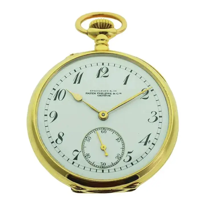 Patek Philippe 18 Karat Yellow Gold Watch with Enamel Dial – 1900 — عکس ۲ از رکورد آرشیو WatchMuseum