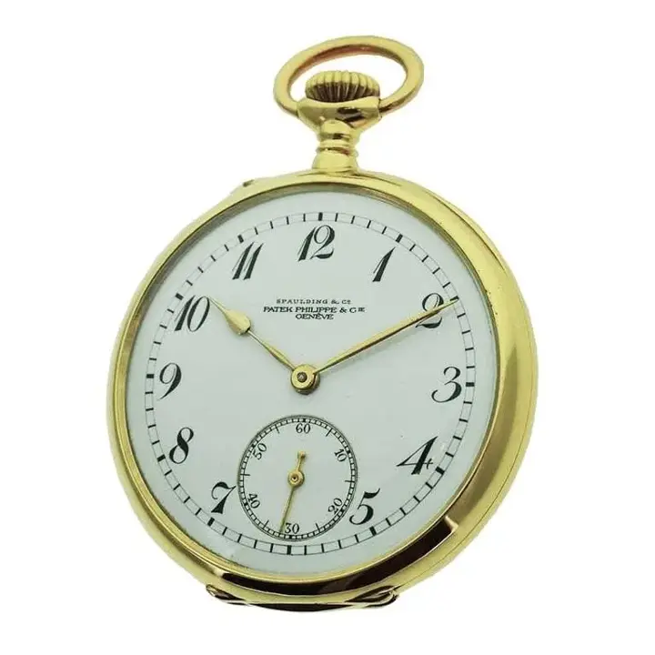 Patek Philippe 18 Karat Yellow Gold Watch with Enamel Dial – 1900 — عکس ۳ از رکورد آرشیو WatchMuseum