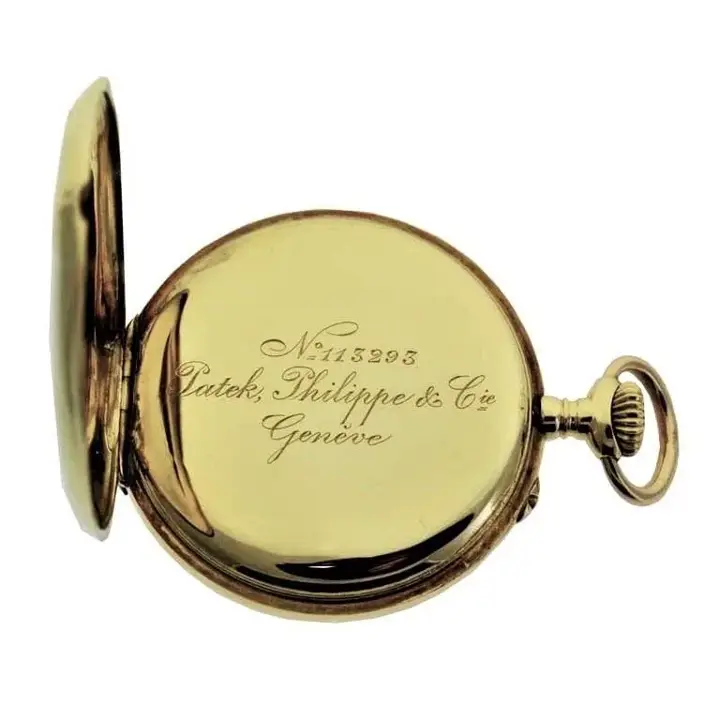 Patek Philippe 18 Karat Yellow Gold Watch with Enamel Dial – 1900 — عکس ۸ از رکورد آرشیو WatchMuseum