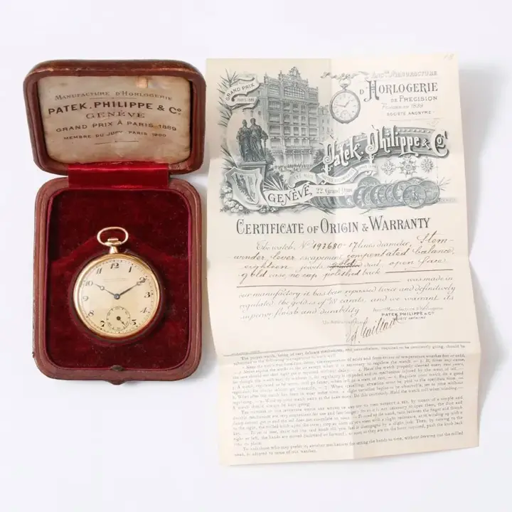 Patek Philippe & Co. Yellow Gold Pocket Watch – Circa 1920 — عکس ۴ از رکورد آرشیو WatchMuseum