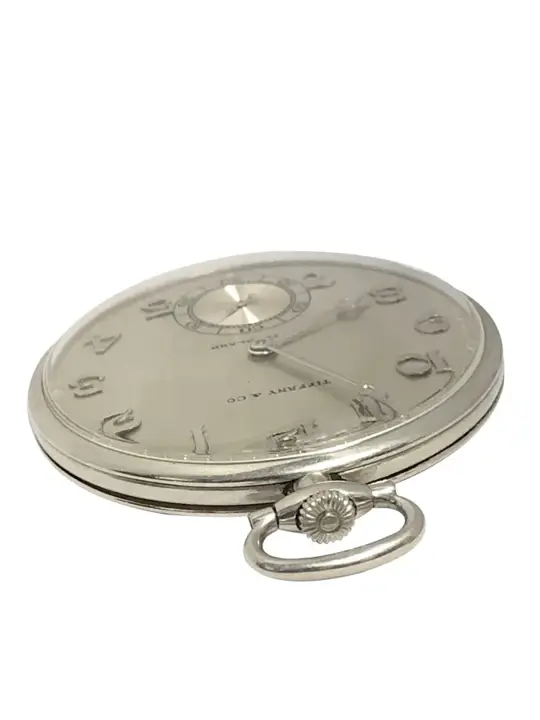 Patek Philippe for Tiffany & Company Platinum Gents Pocket Watch – 1930 — عکس ۲ از رکورد آرشیو WatchMuseum