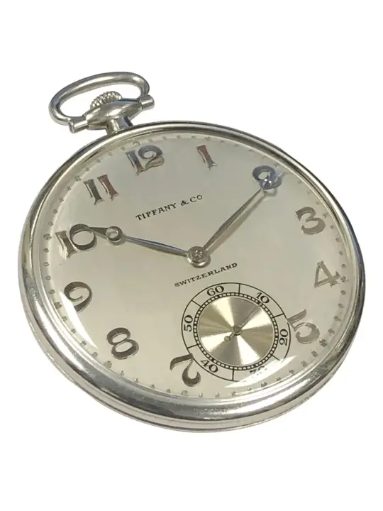 Patek Philippe for Tiffany & Company Platinum Gents Pocket Watch – 1930 — عکس ۳ از رکورد آرشیو WatchMuseum