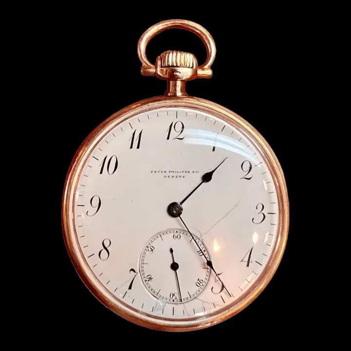 Patek Philippe 18k Gold Pocket Watch – 1860 — عکس ۱ از رکورد آرشیو WatchMuseum