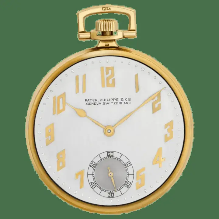 Patek Philippe Pocket Watch 18k High Polish Yellow Gold – 1926 — عکس ۱ از رکورد آرشیو WatchMuseum