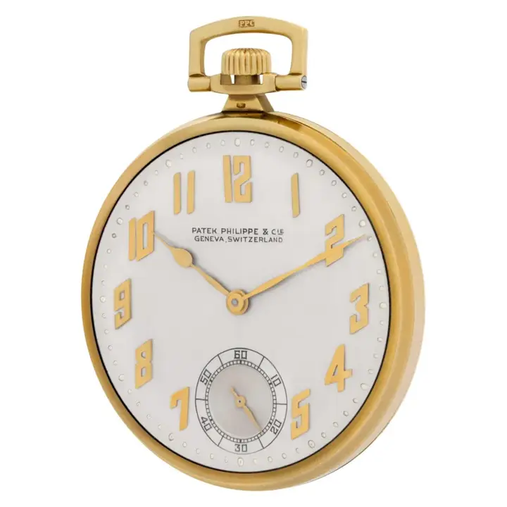 Patek Philippe Pocket Watch 18k High Polish Yellow Gold – 1926 — عکس ۲ از رکورد آرشیو WatchMuseum