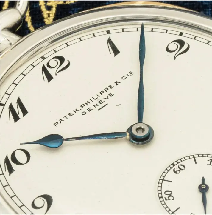 Patek Philippe Sliver & Gold DressPocket Watch – C1920 — عکس ۳ از رکورد آرشیو WatchMuseum