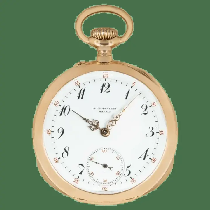 Patek Philippe Rose Gold Pocket Watch – C1900s — عکس ۱ از رکورد آرشیو WatchMuseum