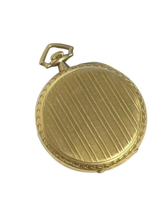 Patek Philippe Yellow Gold Chased Porcelain Dial Pocket Watch – 1920s — عکس ۴ از رکورد آرشیو WatchMuseum