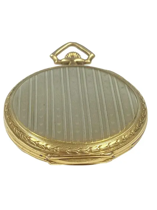 Patek Philippe Yellow Gold Chased Porcelain Dial Pocket Watch – 1920s — عکس ۵ از رکورد آرشیو WatchMuseum