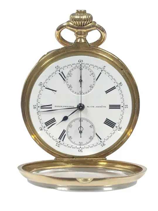 Patek Philippe Yellow Gold Chronograph Pocket Watch – 1909 — عکس ۲ از رکورد آرشیو WatchMuseum
