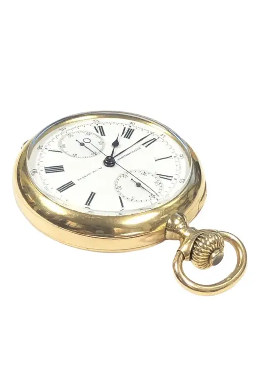 Patek Philippe Yellow Gold Chronograph Pocket Watch – 1909 — عکس ۳ از رکورد آرشیو WatchMuseum