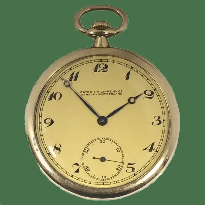 Patek Philippe Yellow Gold Pocket Watch – 1920s — عکس ۱ از رکورد آرشیو WatchMuseum