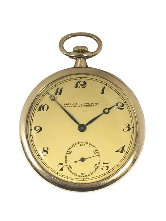 Patek Philippe Yellow Gold Pocket Watch – 1920s — عکس ۳ از رکورد آرشیو WatchMuseum