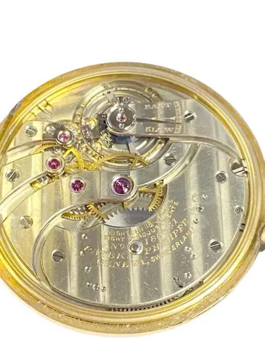 Patek Philippe Yellow Gold Pocket Watch – 1920s — عکس ۵ از رکورد آرشیو WatchMuseum