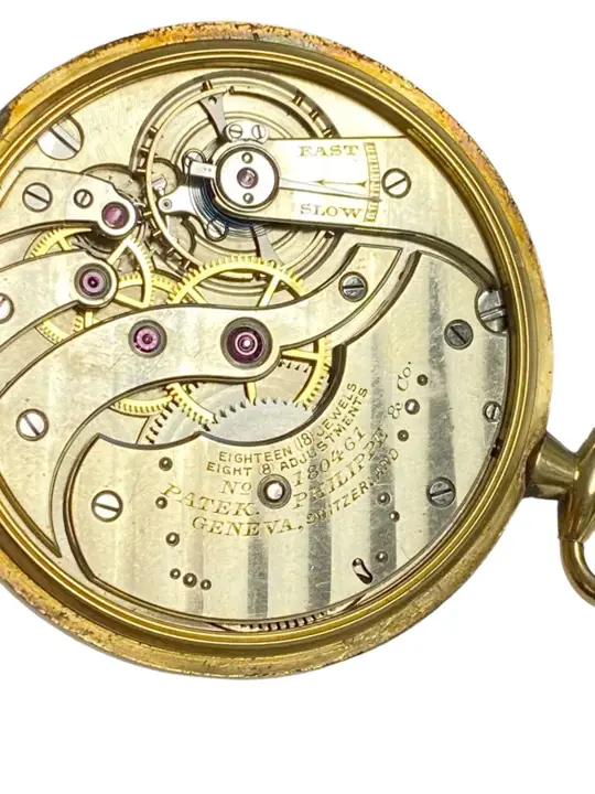 Patek Philippe Yellow Gold Pocket Watch – 1920s — عکس ۶ از رکورد آرشیو WatchMuseum