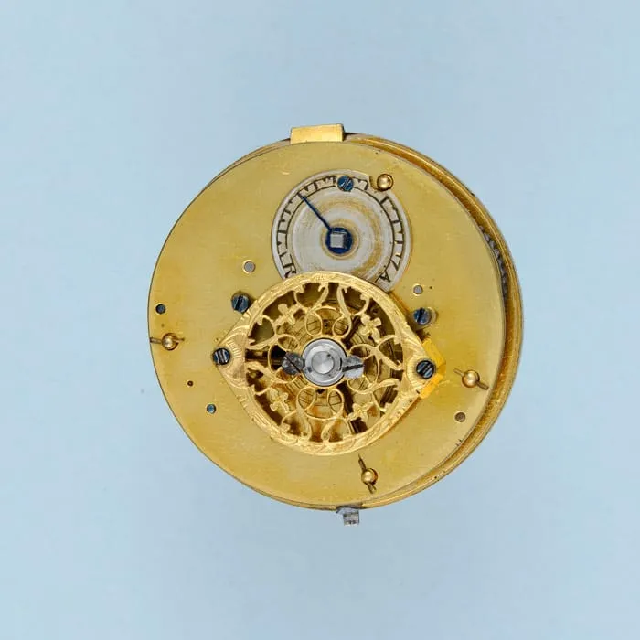PEARL SET GOLD AND ENAMEL PENDANT WATCH – Circa 1820 — عکس ۳ از رکورد آرشیو WatchMuseum